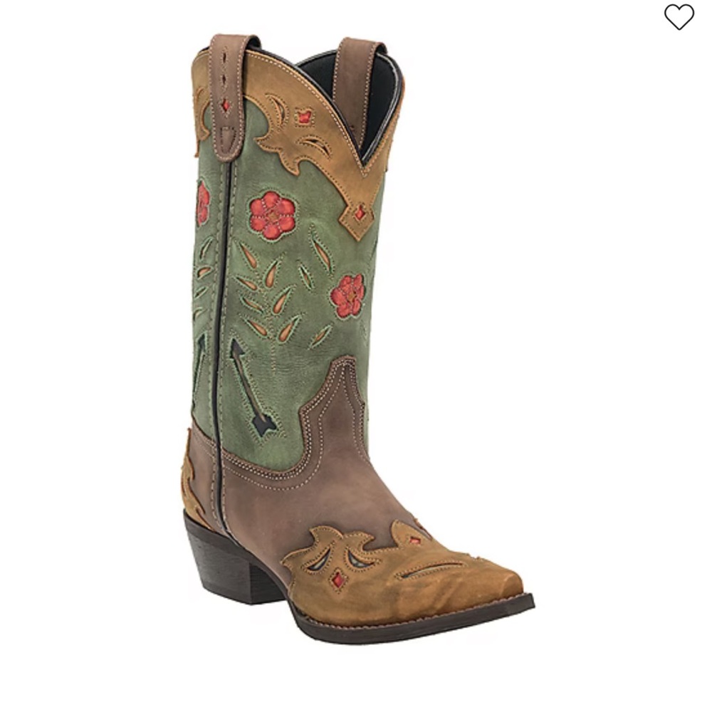 Laredo Womens Miss Kate Block Heel Cowboy Boots